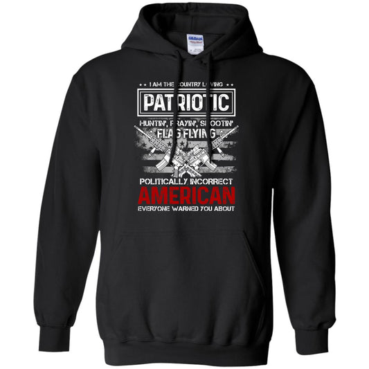 Politically Incorrect American Everyone Warned You About Military Shirt Black