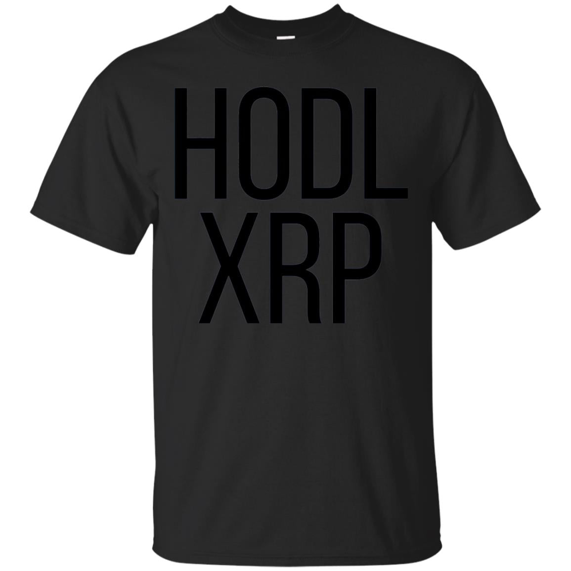 Hodl Xrp Ripple Cryptocurrency Alt Coin T-shirt Black