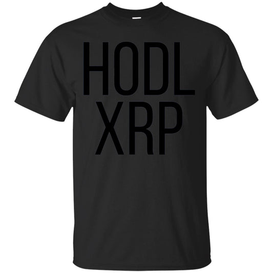 Hodl Xrp Ripple Cryptocurrency Alt Coin T-shirt Black