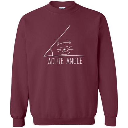 Cat Lovers T-shirt Acute Angle Maroon