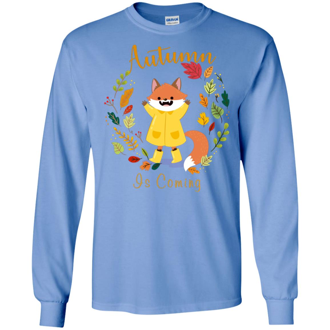 Autumn Is Coming Shirt Carolina Blue