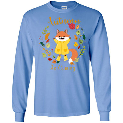 Autumn Is Coming Shirt Carolina Blue
