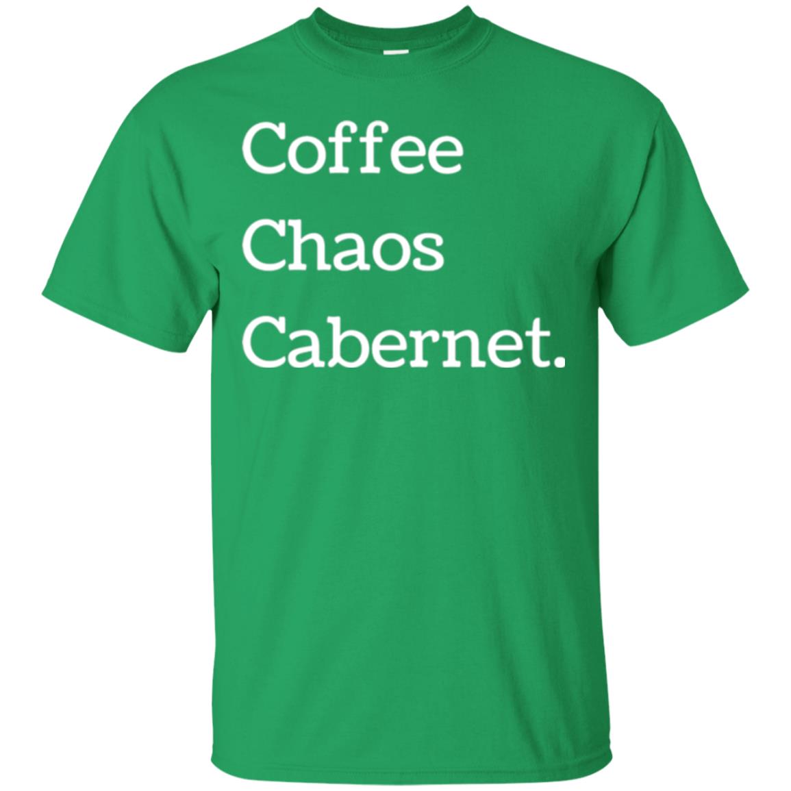 Coffee Chaos Cabernet T-shirt Irish Green