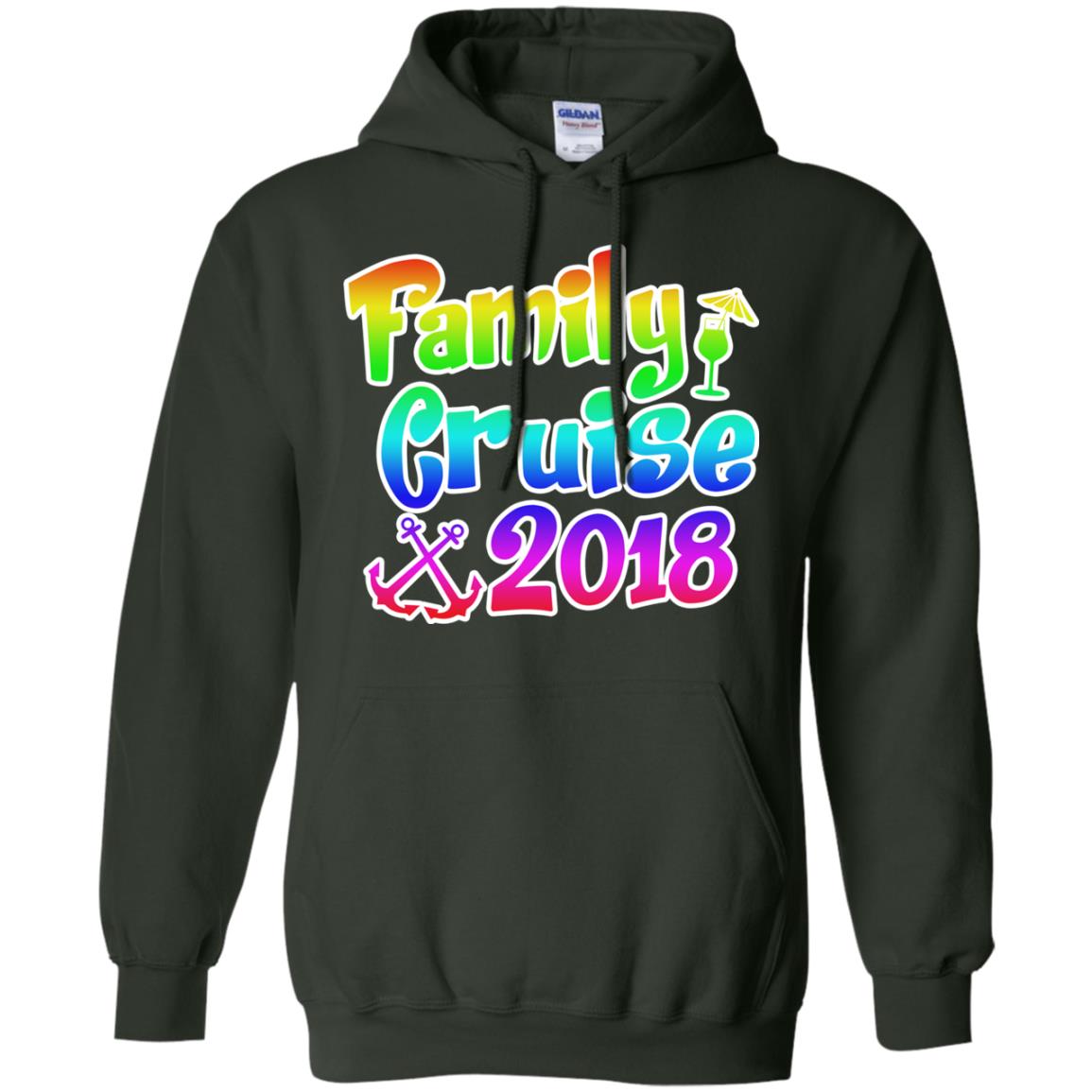Family T-shirt Cruise 2018 Forest Green