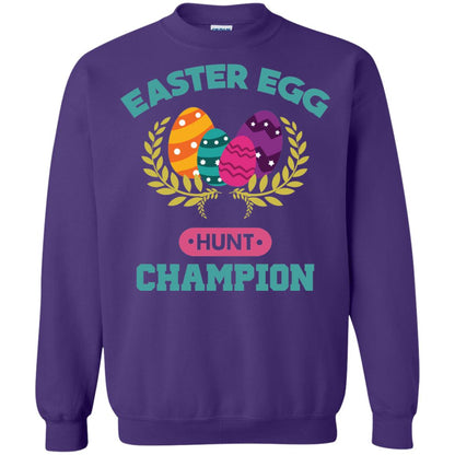 Easter Egg Hunt Champion Easter Day T-shirt Purple