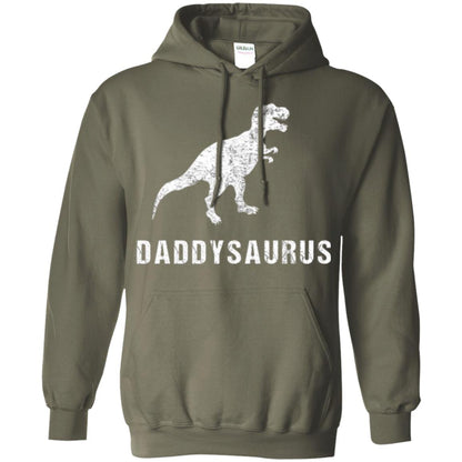 Dad T-shirt Daddysaurus Military Green