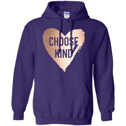 Choose Kind Anti Bullying Rose Gold T-shirt Purple