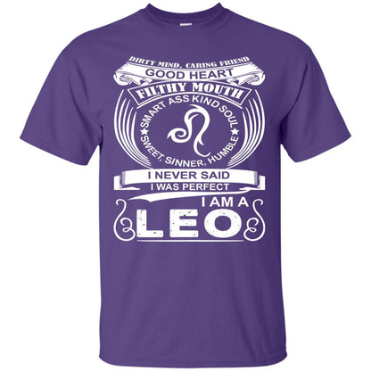 I Am A Leo I Never Siad I Was Perfect Dirty Mind Caring Friend Good Heart Filthy Mouth Purple