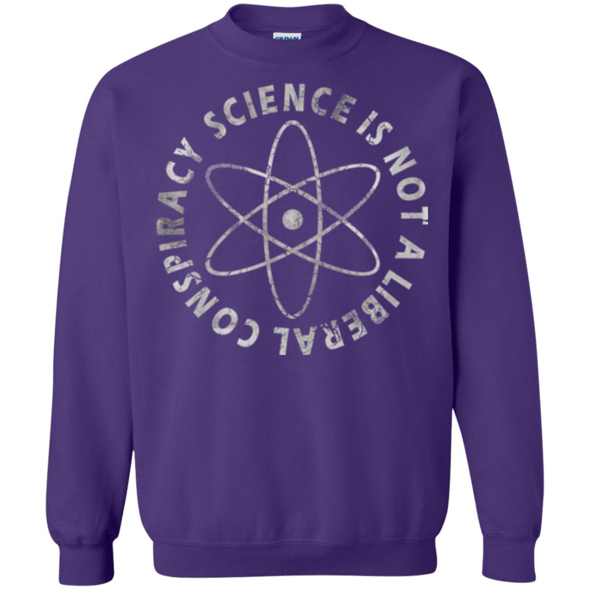 Scientist T-shirt Science Is Not A Liberal Conspiracy Purple