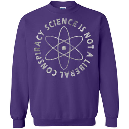 Scientist T-shirt Science Is Not A Liberal Conspiracy Purple