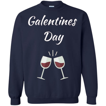 Valentines Alternative Galentines Day T-shirt Navy