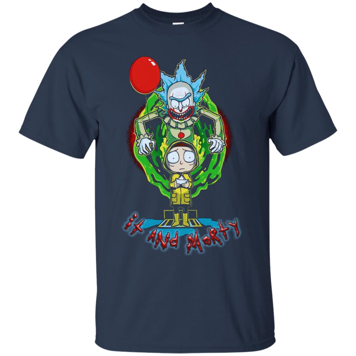 It And Morty Shirt Navy