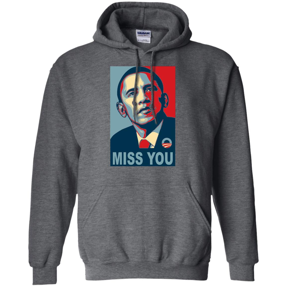 American President Miss You Political T-shirt Dark Heather