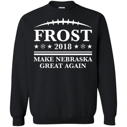 Frost 2018 T-shirt Make Nebraska Great Again Black