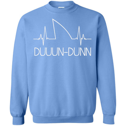 Funny Shark Shirt Feat. Shark Heartbeat Shark Lovers T-shirt Carolina Blue