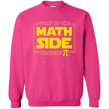 Math Lovers T-shirt Come To The Math Side We Have Pi Heliconia