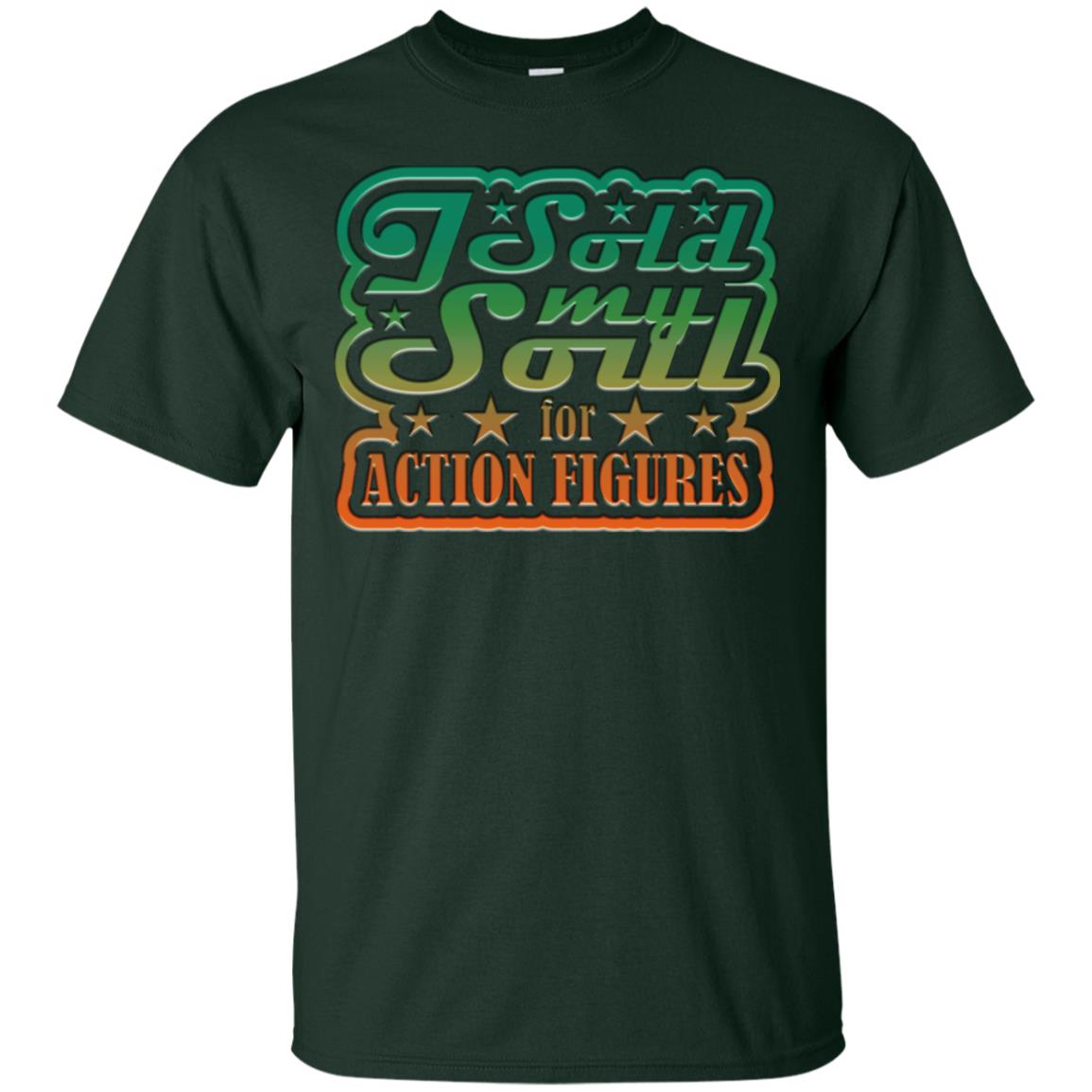 I Sold My Soul For Action Figures Cool Gift Shirt For Comic Book Lover Forest