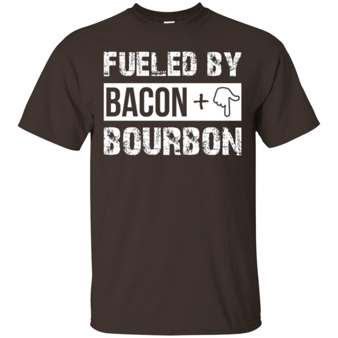 Whisky T-shirt Fueled By Bacon And Bourbon Dark Chocolate