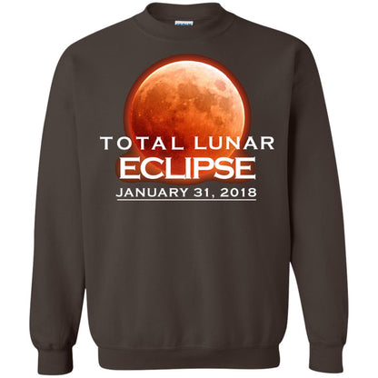 Lunar Eclipse T-shirt January 31, 2018 Graphic T-shirt Dark Chocolate