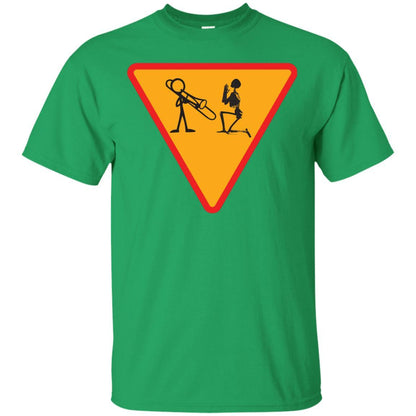 Trombone Lovers T-Shirt Funny Trombone Irish Green