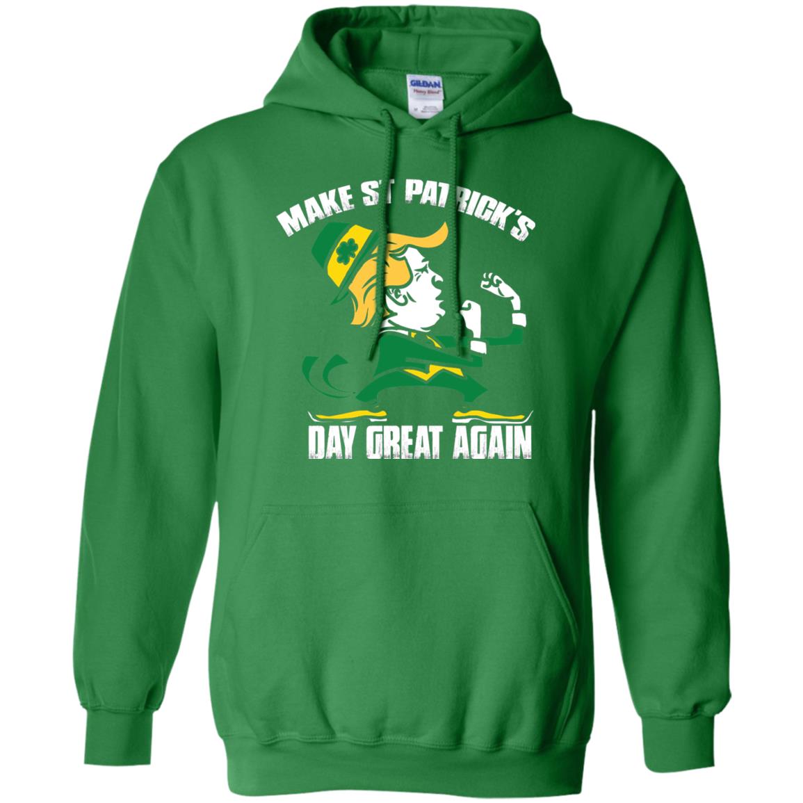 Trump Make St Patricks Day Great Again Funny Trump T-shirt Irish Green
