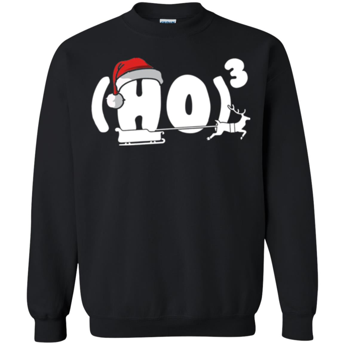 Christmas T-shirt Ho Ho Ho Black