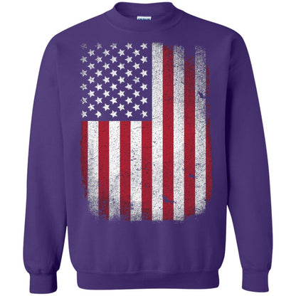 Usa Flag T-shirt 4th July Purple
