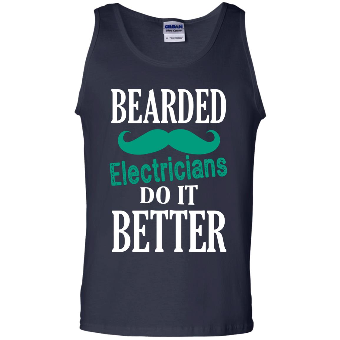 Bearded Electricians Do It Better Best Idea Shirt For Bearded Electricians Navy