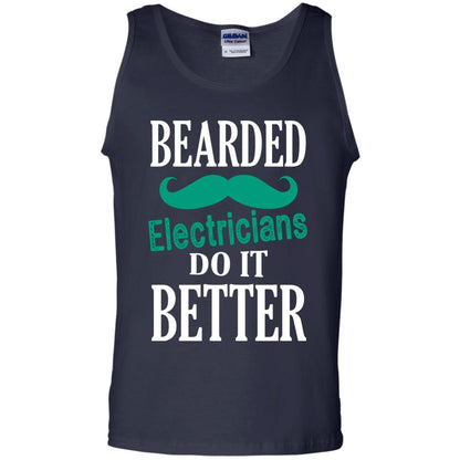 Bearded Electricians Do It Better Best Idea Shirt For Bearded Electricians Navy