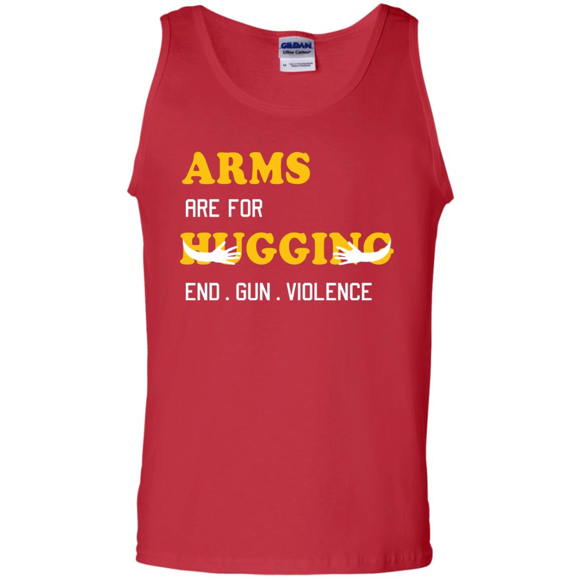 Arms Are For Hugging End Gun Violence Gun Control T-shirt Red