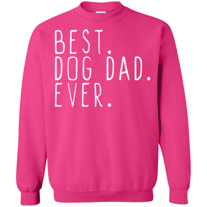 Best Dog Dad Ever T-shirt Heliconia