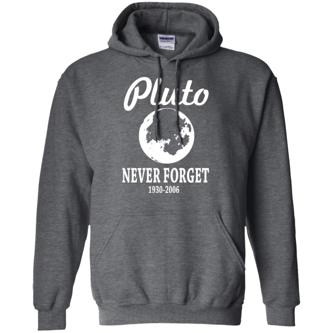 Pluto Never Forget T-shirt Dark Heather