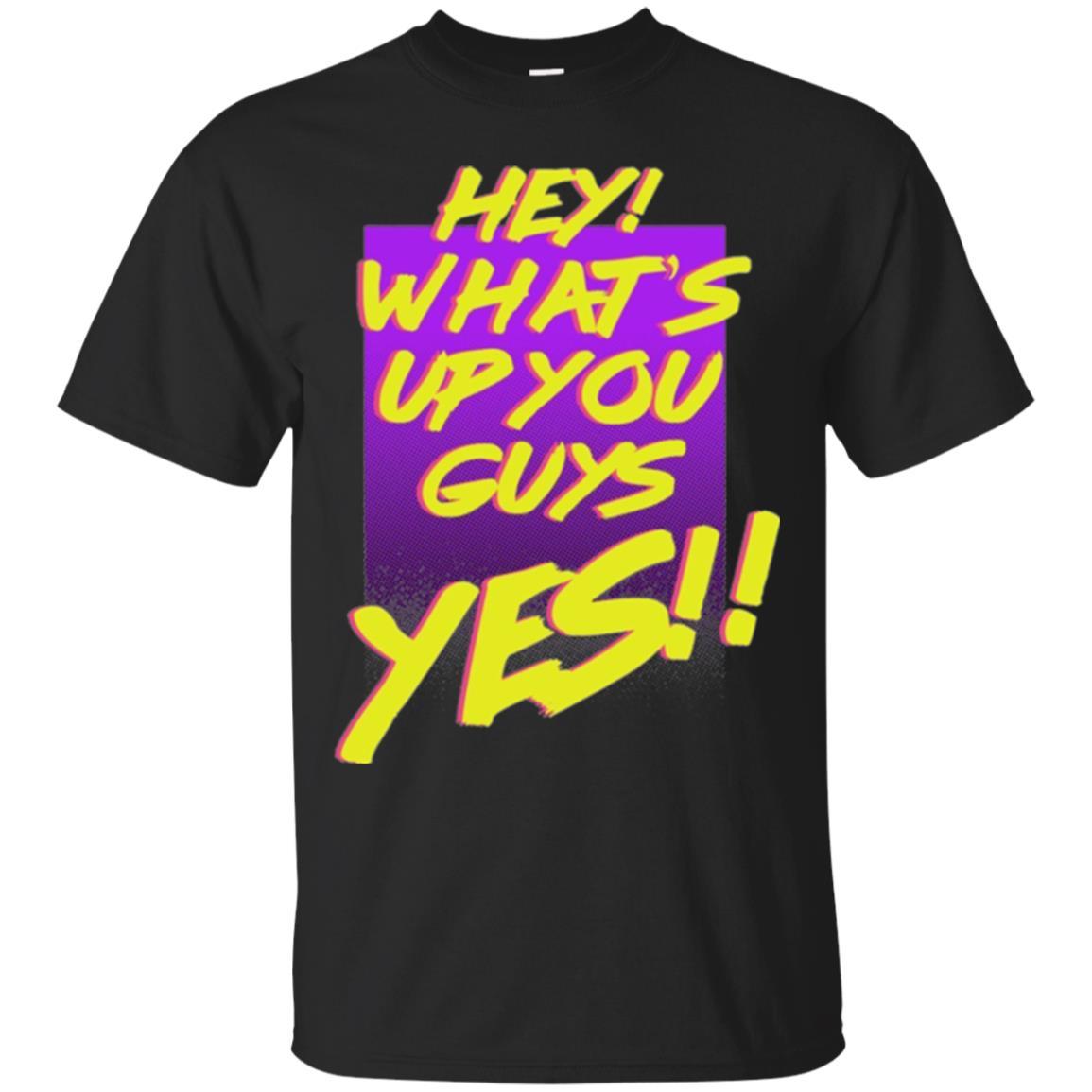 Shane Dawson T-shirt Hey What's Up You Guys Yes Black