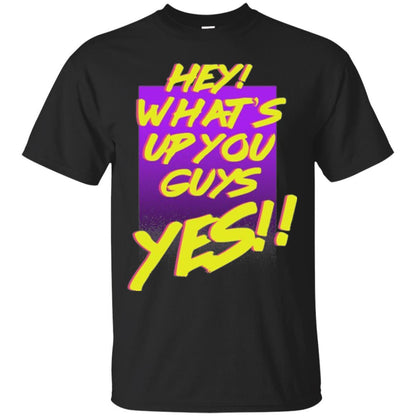 Shane Dawson T-shirt Hey What's Up You Guys Yes Black