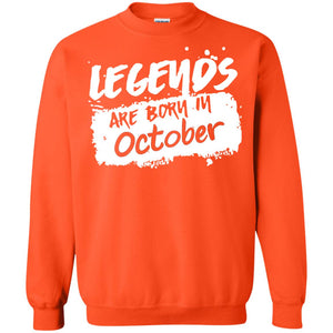 October Birthday Shirt Legends Are Born In Octorber