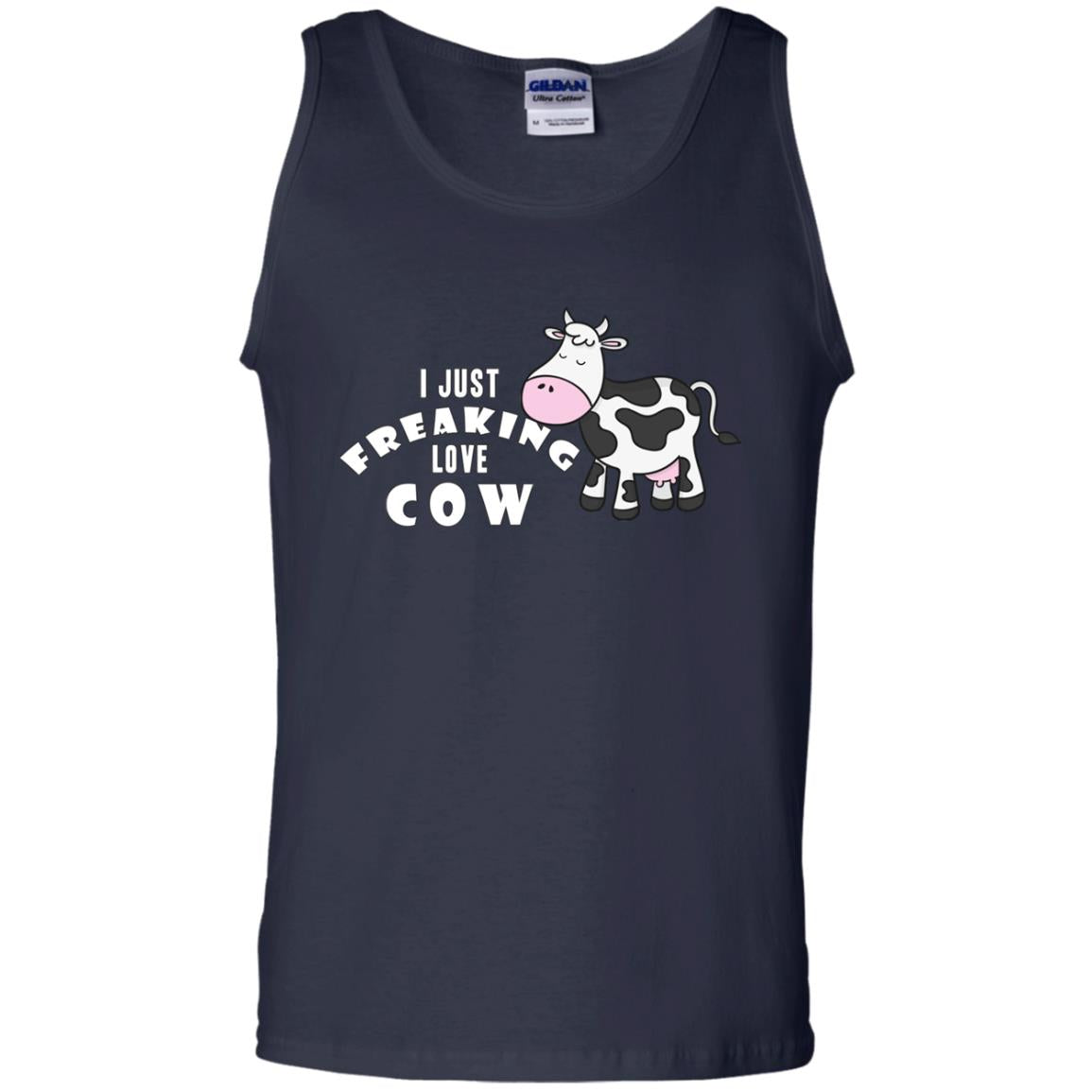 I Just Freaking Love Cow Shirt Navy