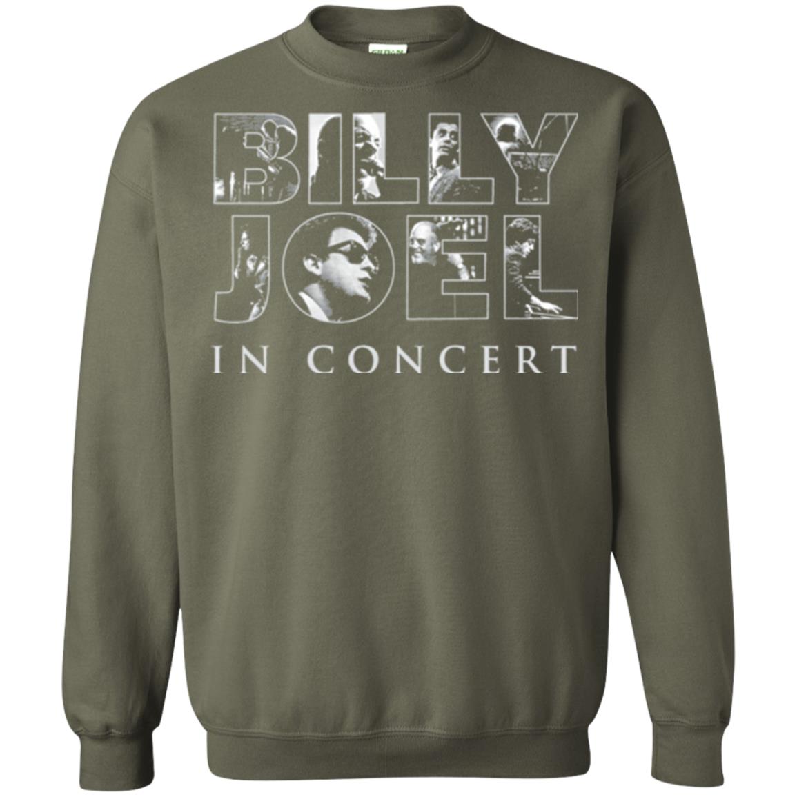Artist T-shirt Billy Joel In Concert Military Green