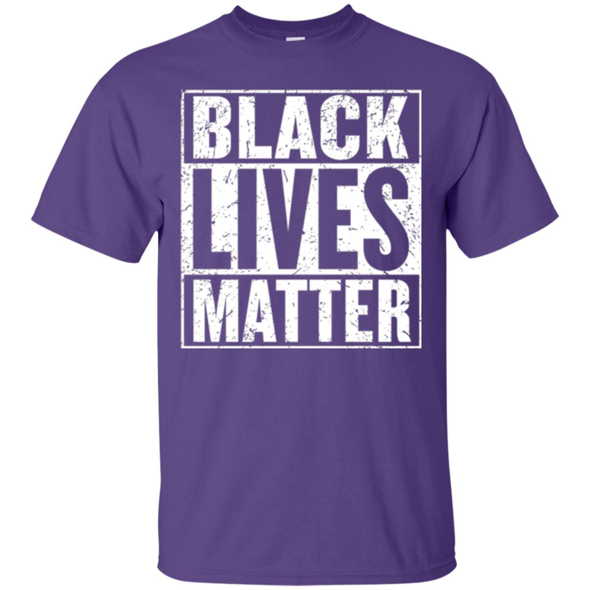 Black Pride African American Gift T-shirt Black Lives Matter Purple