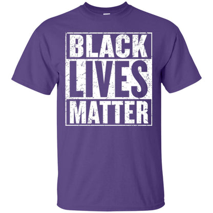 Black Pride African American Gift T-shirt Black Lives Matter Purple