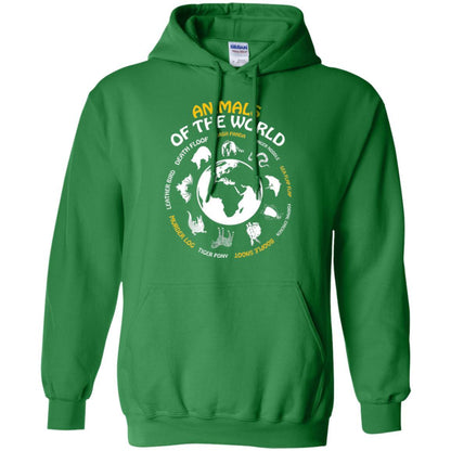 Rare Animals Of The World T-shirt Irish Green