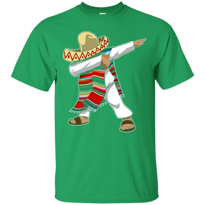 Mexican Poncho Dabbing Cinco De Mayo Shirt Irish Green