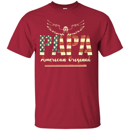 Papa American Original Grandparents T-shirt Cardinal