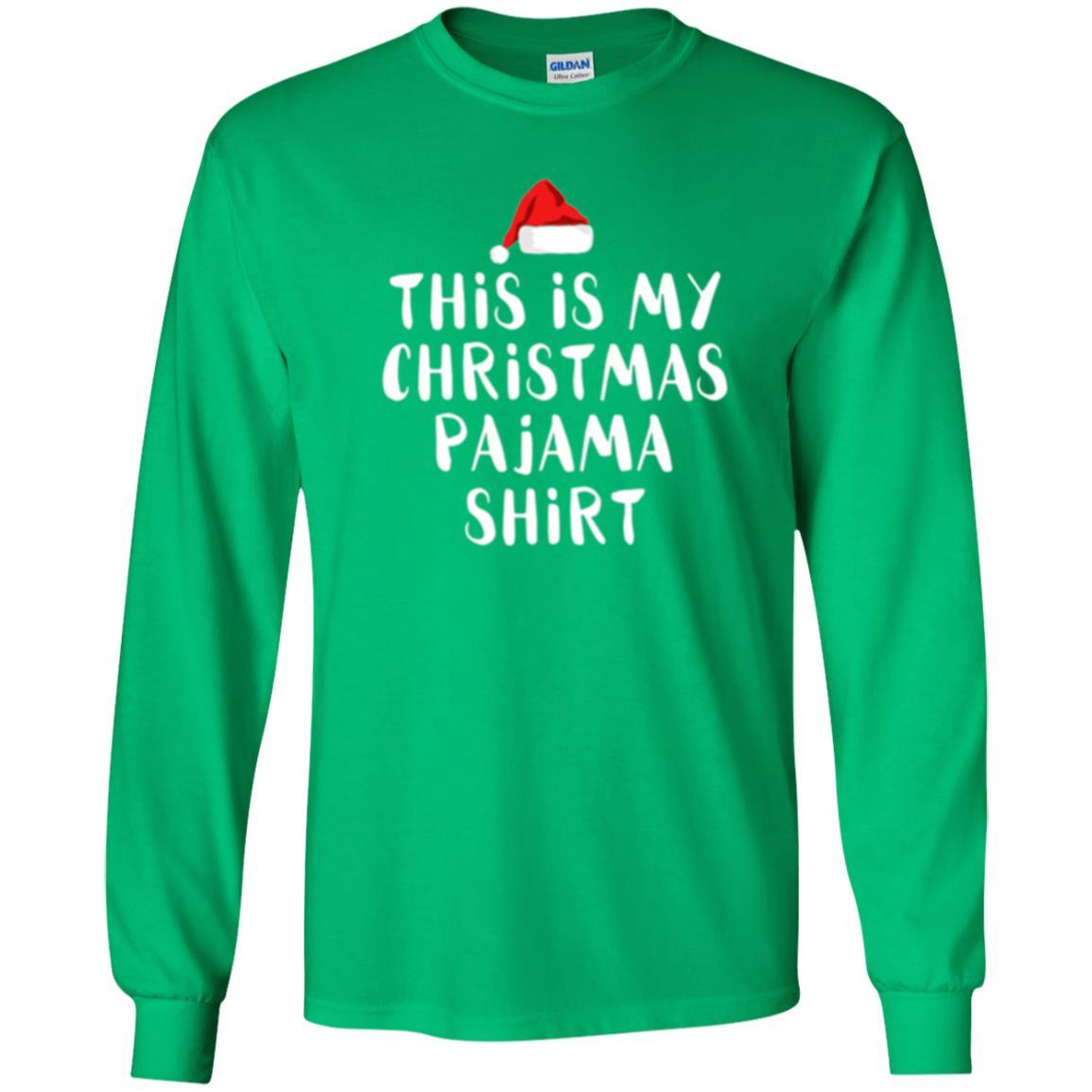 Christmas T-shirt This Is My Christmas Pajama Irish Green