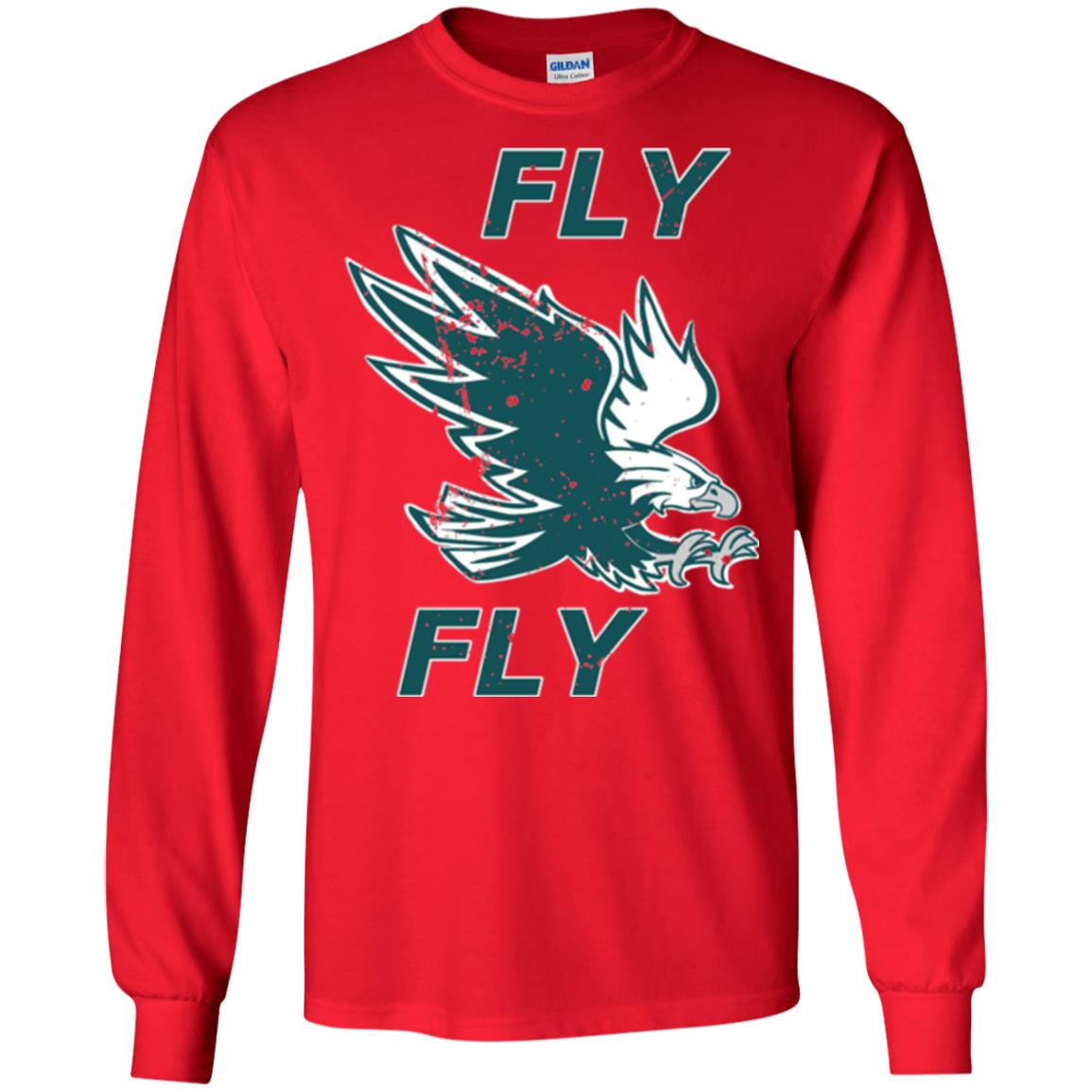 Eagle Lover T-shirt Flying Eagle T-shirt Red