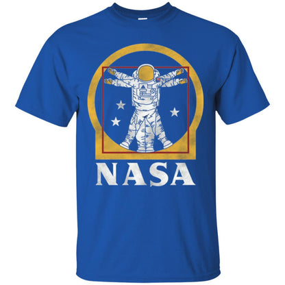 Vitruvian Astronaut T-shirt Royal
