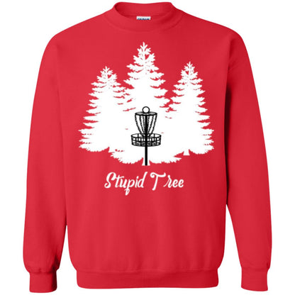 Disc Golf T-shirt Stupid Tree Red