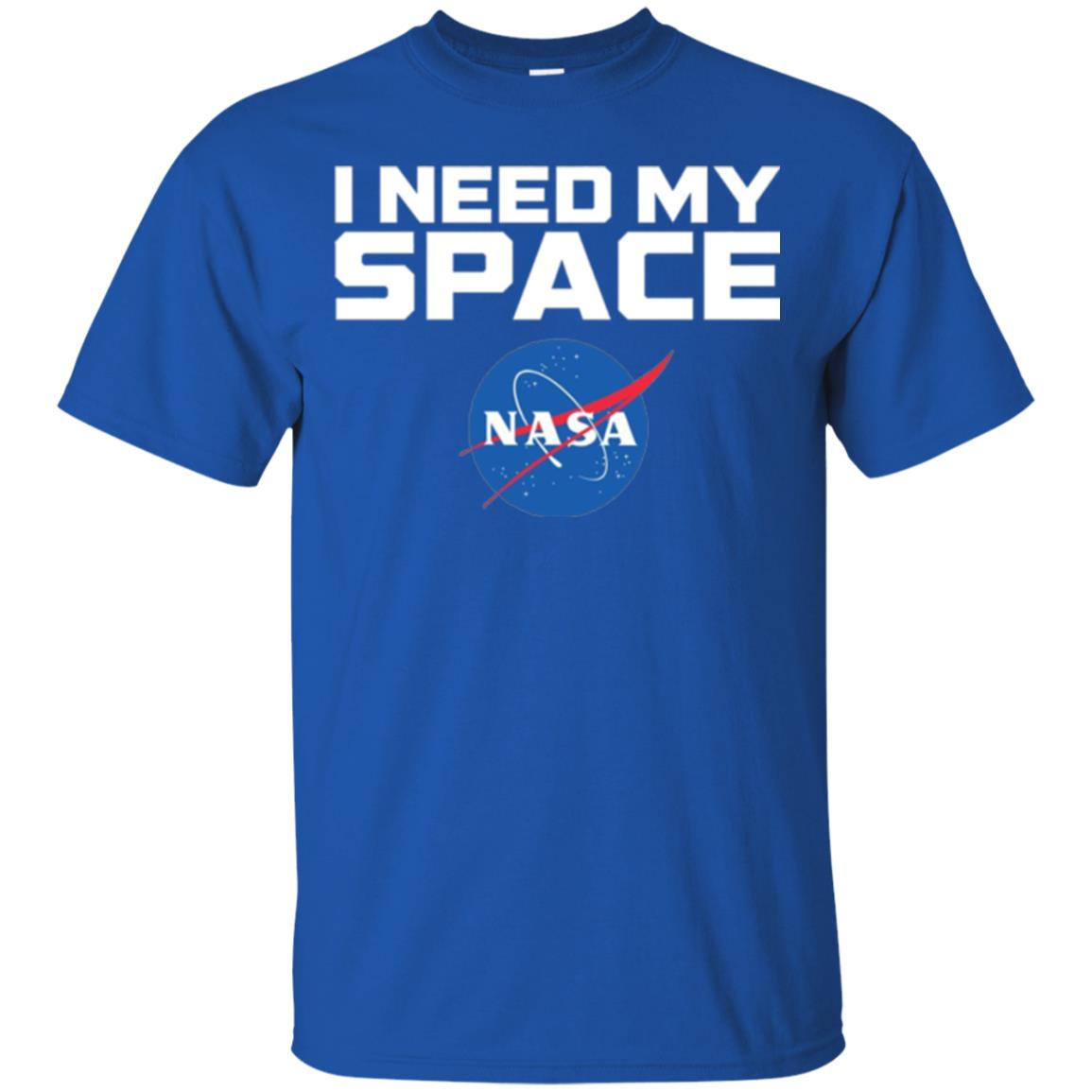 Nasa Logo T-shirt I Need My Space Royal