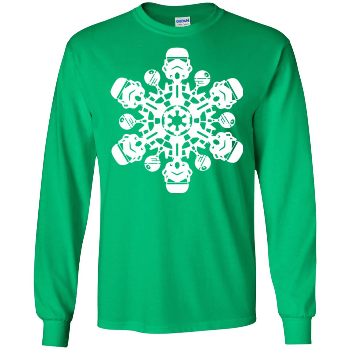 Christmas T-shirt Star Wars Stormtrooper Snowflake Irish Green
