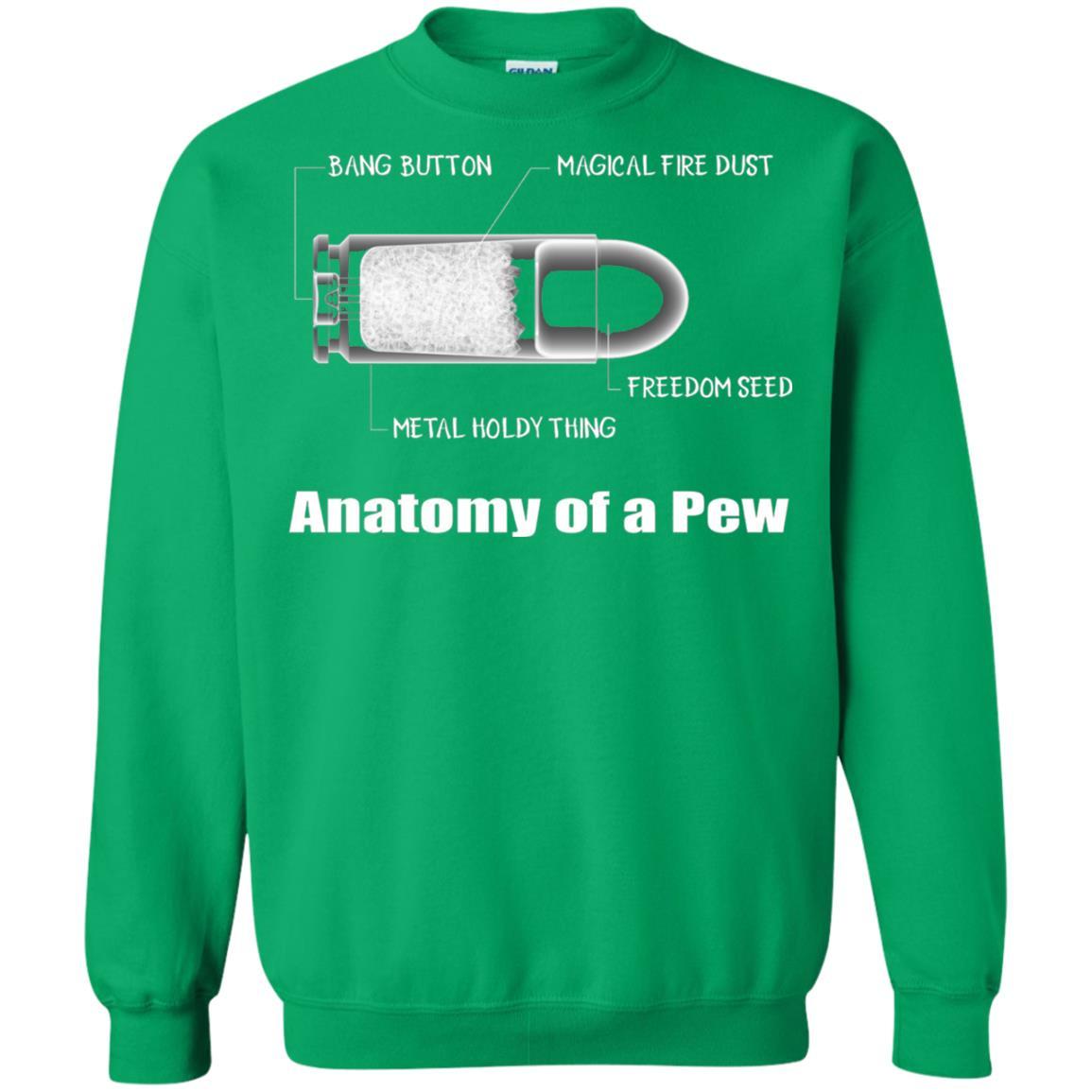 Bullet T-shirt The Anatomy Of A Pew Irish Green