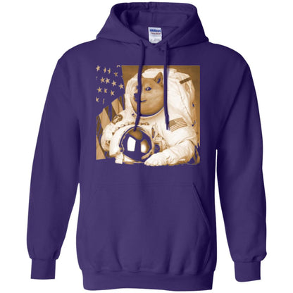 Astronomy T-shirt Dogecoin Moon Astronaut Crypto Purple